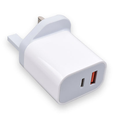 UK Quick Charge 3.0 USB A USB C 20W PD Wall Charger