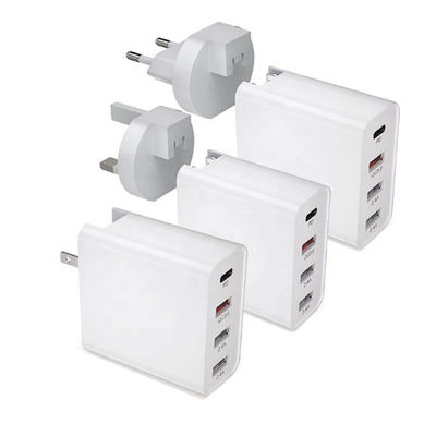 Aşırı Gerilim Koruması USB C Tipi PD 48W US QC 3.0 Duvar Adaptörü